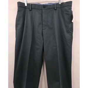 BROOKS BROTHERS CHINO CLARK PANTS MENS 36 X 32 GREEN NEW! LIGHTWEIGHT PLEATED